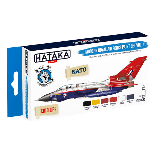 Hataka BS85 Modern Royal Air Force Vol.4 Blue Line Acrylic Paint Set