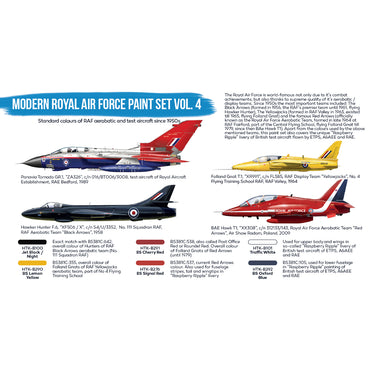 Hataka BS85 Modern Royal Air Force Vol.4 Blue Line Acrylic Paint Set