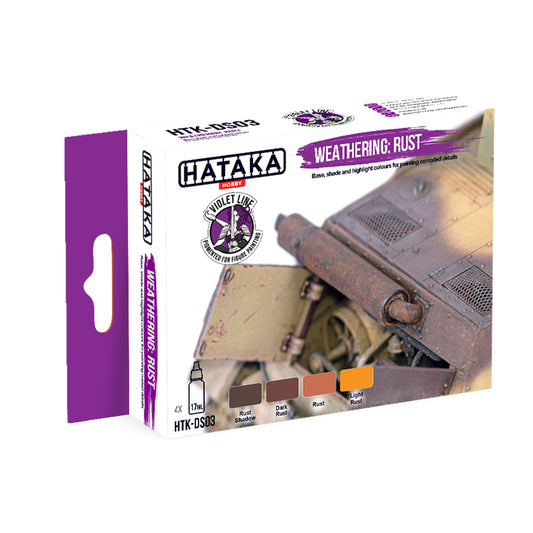 Hataka DS03 Weathering Rust Acrylic Paint Set