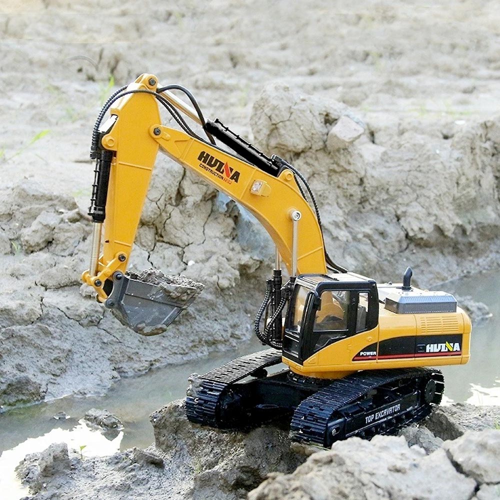HuiNa RC Excavator V4 23Ch 2.4Ghz - All Metal 1:14 CY1580