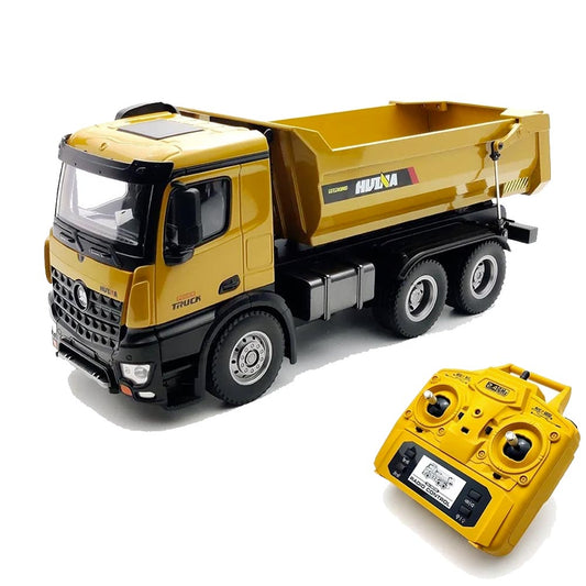 HuiNa RC Tipper Dump Truck Lorry 2.4G 10Ch RC 1:14 CY1582