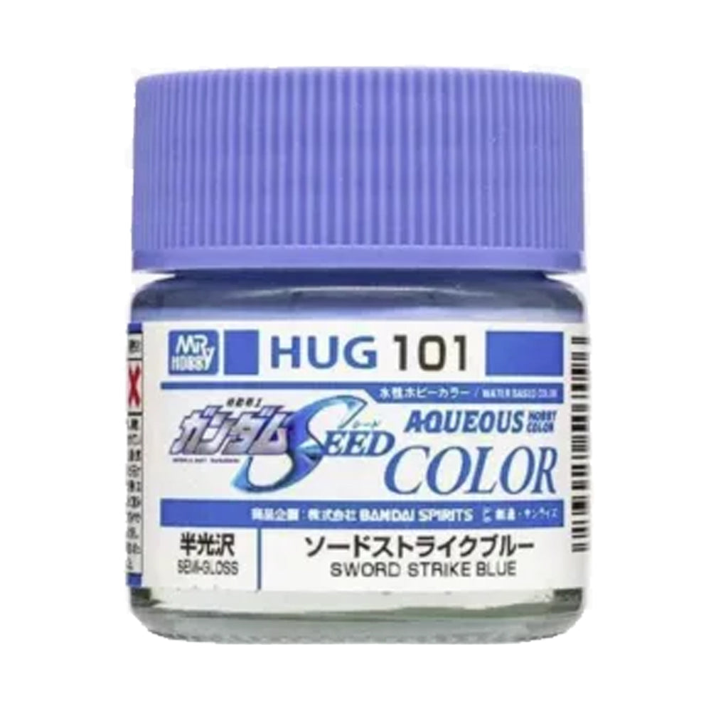 Mr Hobby Aqueous Gundam Colour HUG-101 Sword Strike Blue 10ml Acrylic Paint
