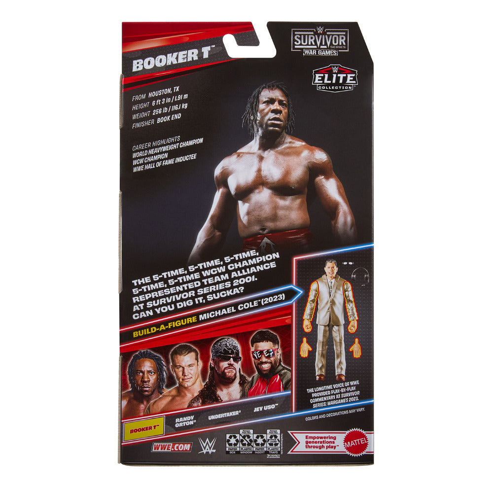 WWE Elite Collection PLE: Booker T 6" Figure Mattel JHX86