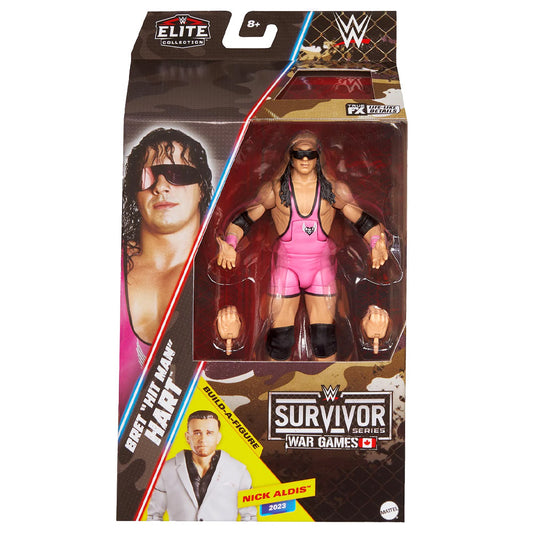 WWE Elite: Survivor Series War Games - Bret Hart 6" Figure Mattel JCJ62