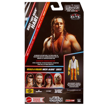 WWE Elite: Survivor Series War Games - Bret Hart 6" Figure Mattel JCJ62