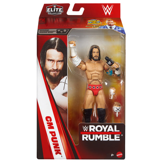 WWE Elite: Royal Rumble - CM Punk 6" Wrestling Figure Mattel JHX72