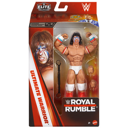 WWE Elite: Royal Rumble - Ultimate Warrior 6" Wrestling Figure Mattel JHX73