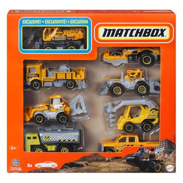 Matchbox 8-Pack 1:64 Diecast Vehicle Assortment