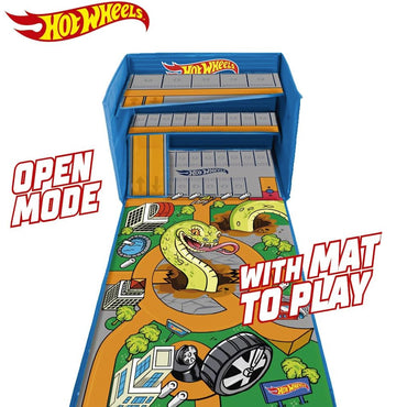 Hot Wheels Garage Box Playmat Car Storage Case HWCC20