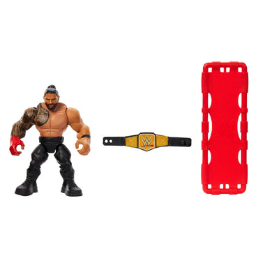 WWE Knuckle Crunchers: Roman Reigns 3.25" Figure Age 6+ Mattel JCH72