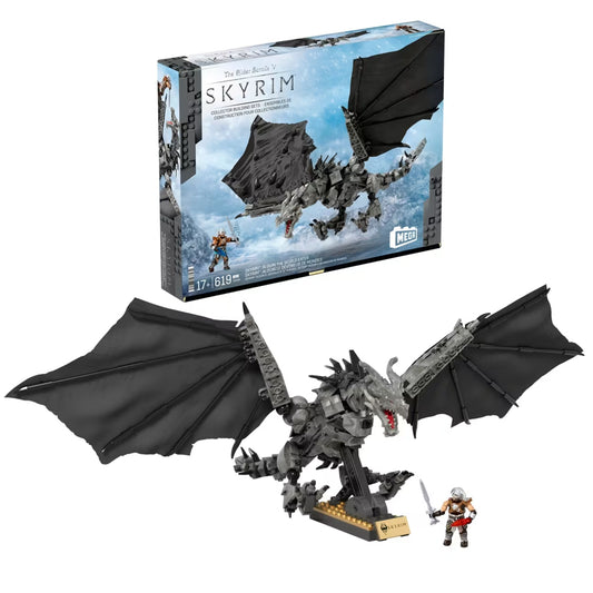 MEGA Skyrim - Alduin the World Eater Brick Model Age 17+ 619pcs