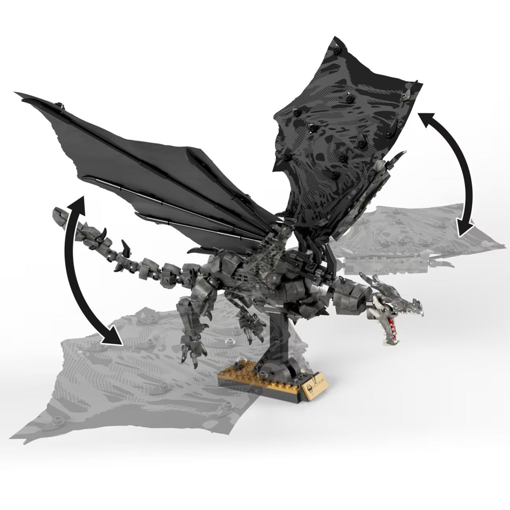 MEGA Skyrim - Alduin the World Eater Brick Model Age 17+ 619pcs