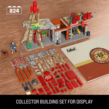 MEGA Fallout - Red Rocket Truck Stop Brick Building Age 17+ 824pcs