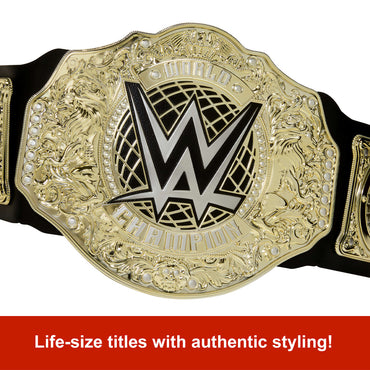 WWE World Heavyweight Championship Title Belt Toy Mattel HYJ35