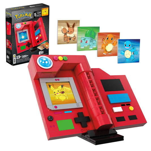 MEGA Pokemon - Kanto Pokedex Brick Model Age 13+ 322pcs