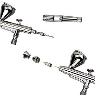 HD-131 Dual Action Gravity Fed Airbrush Kit (0.2mm & 0.5mm)