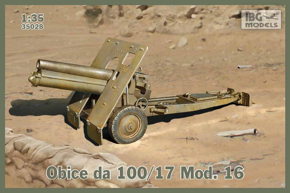 IBG Models 35028 Obice da 100/17 Mod. 16 1:35 Military Vehicle Model Kit