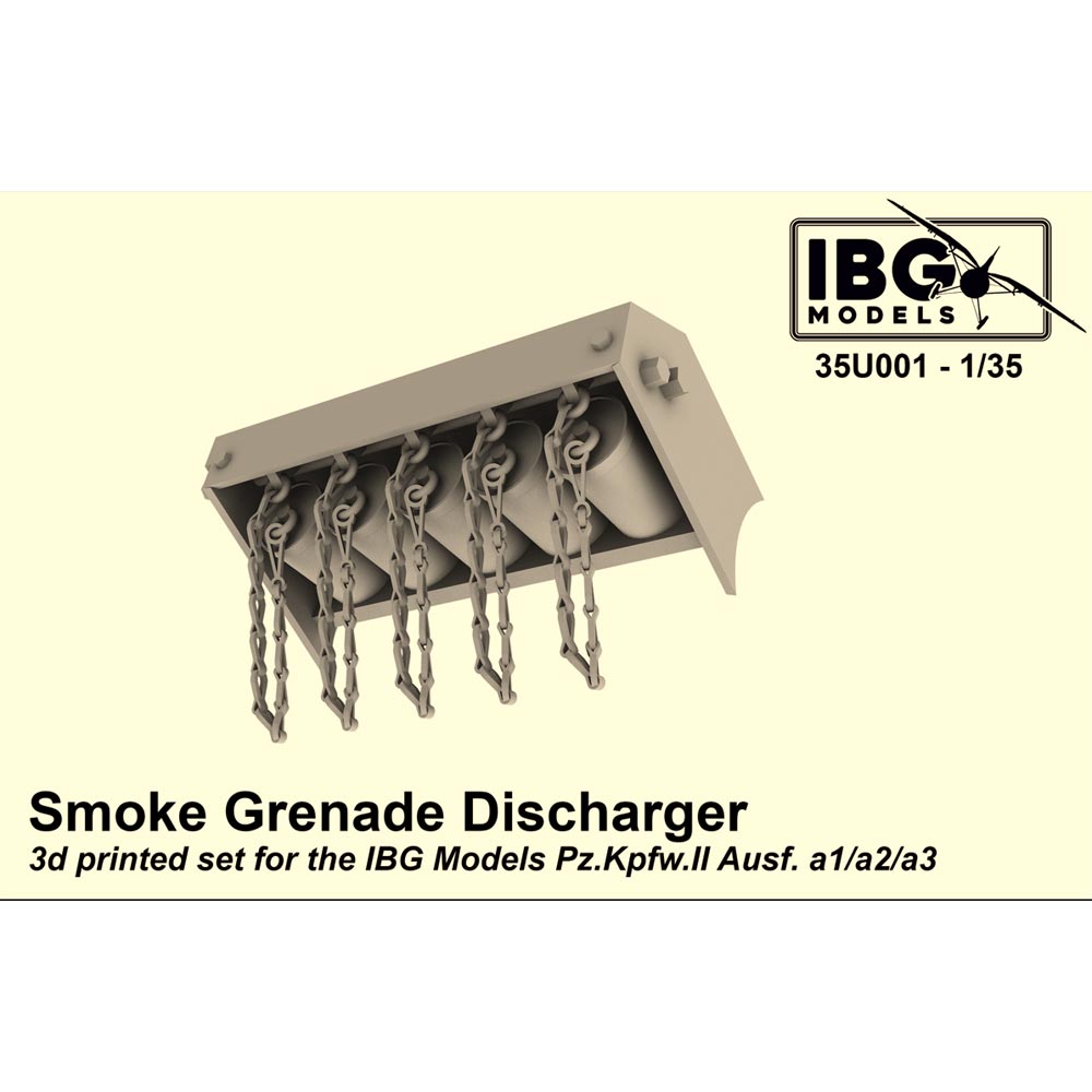 IBG 35U001 Smoke Grenade Discharger for Pz.Kpfw.II Ausf. A1/2/3 1:35 Model Kit