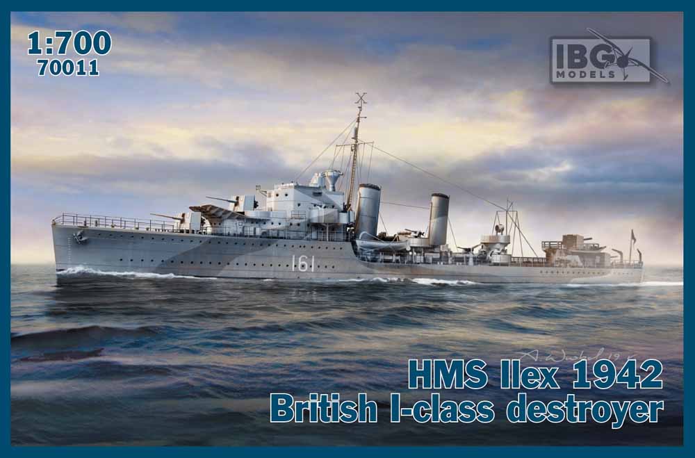 IBG Models 70011 HMS Ilex 1942 1:700 Ship Model Kit
