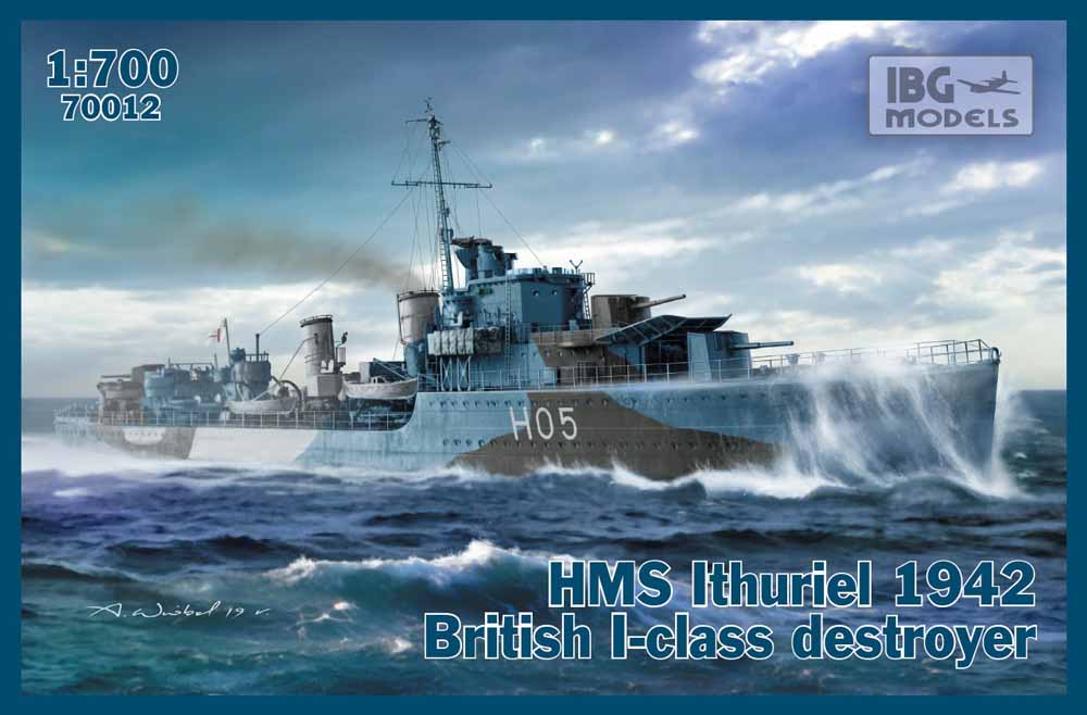 IBG Models 70012 HMS Ithuriel 1942 British I-class Destroyer 1:700 Model Kit
