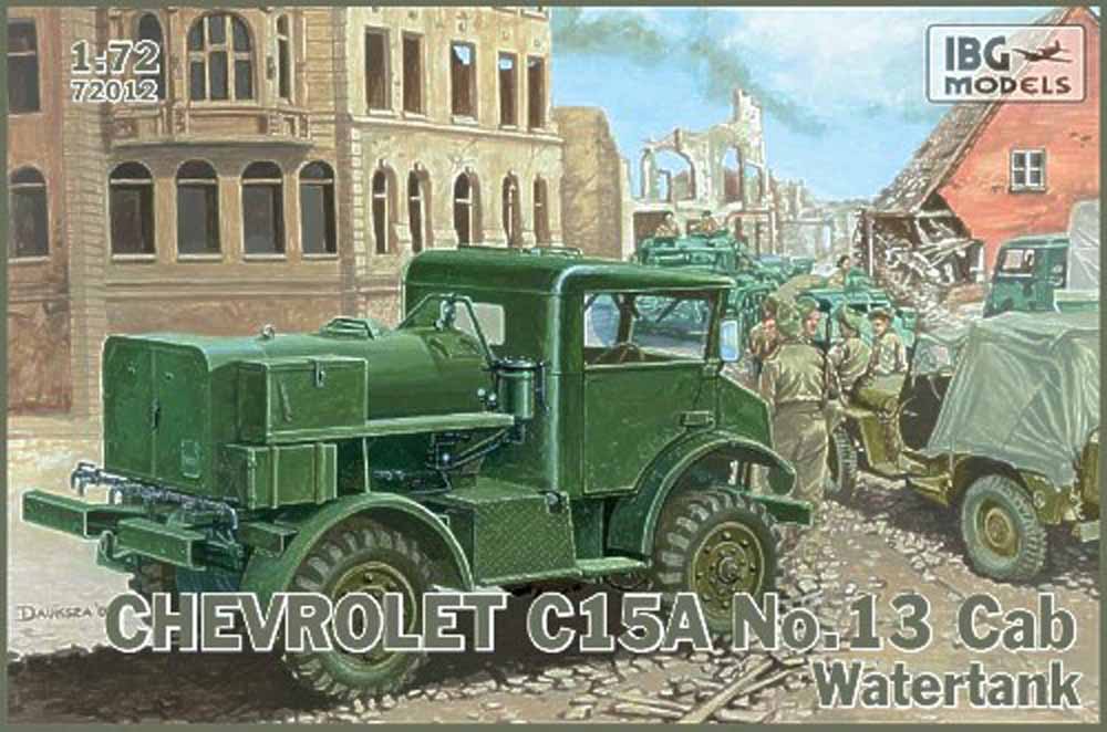 IBG Models 72012 Chevrolet C15A No.13 Cab 1:72 Military Vehicle Model Kit