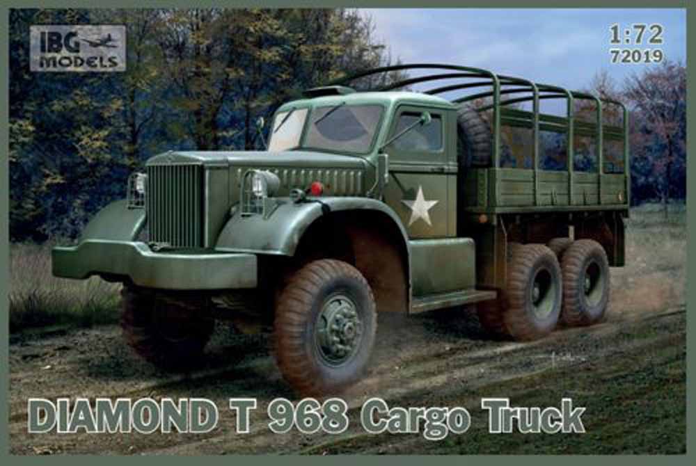 IBG Models 72019 Diamond T 968 Cargo Truck 1:72 Plastic Model Kit