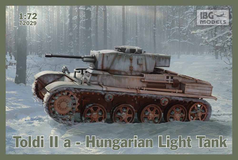 IBG Models 72029 Toldi IIa 1:72 Military Vehicle Model Kit