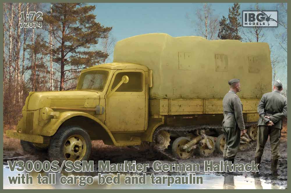 IBG Models 72074 V3000S/SSM Maultier German Half Track 1:72 Military Model Kit