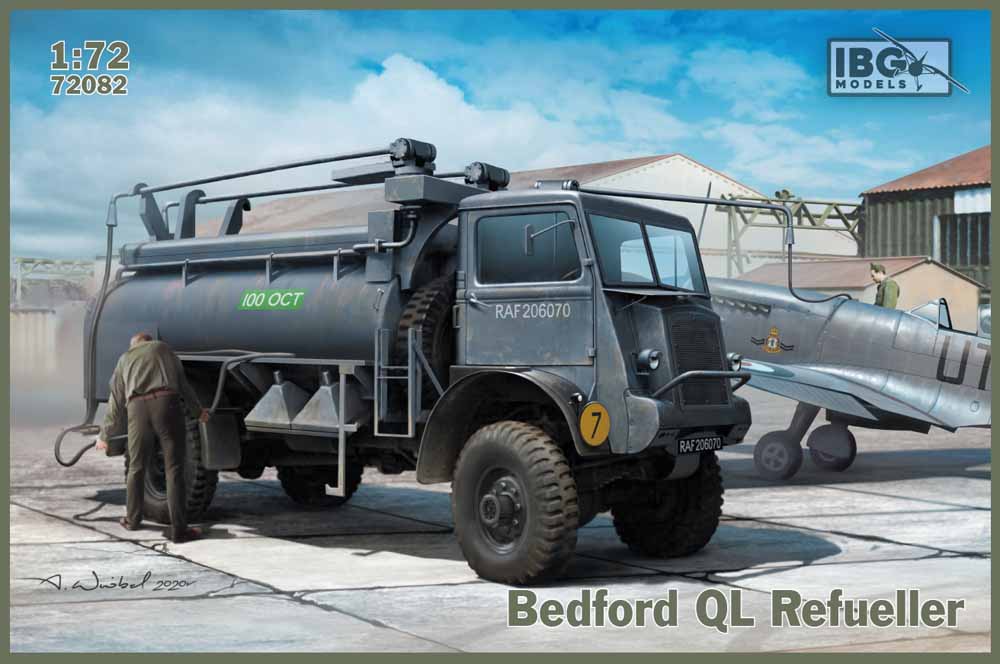 IBG Models 72082 Bedford QL Refueller 1:72 Military Vehicle Model Kit
