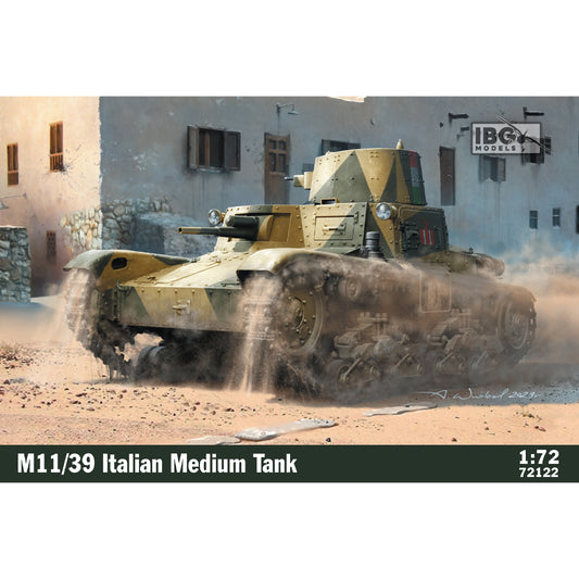 IBG 72122 M11/39 Italian Medium Tank 1:72 Model Kit