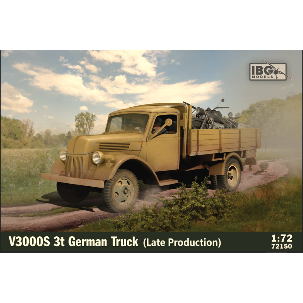 IBG Models 72150 V3000S 3t German Truck (Late) 1:72 Model Kit