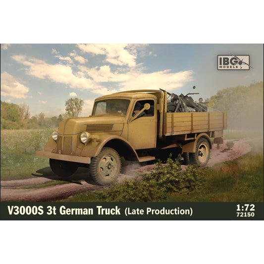 IBG Models 72150 V3000S 3t German Truck (Late) 1:72 Model Kit