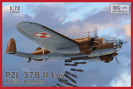 IBG Models 72515 PZL PZL.37B II Los - Polish Medium Bomber 1:72 Model Plane Kit