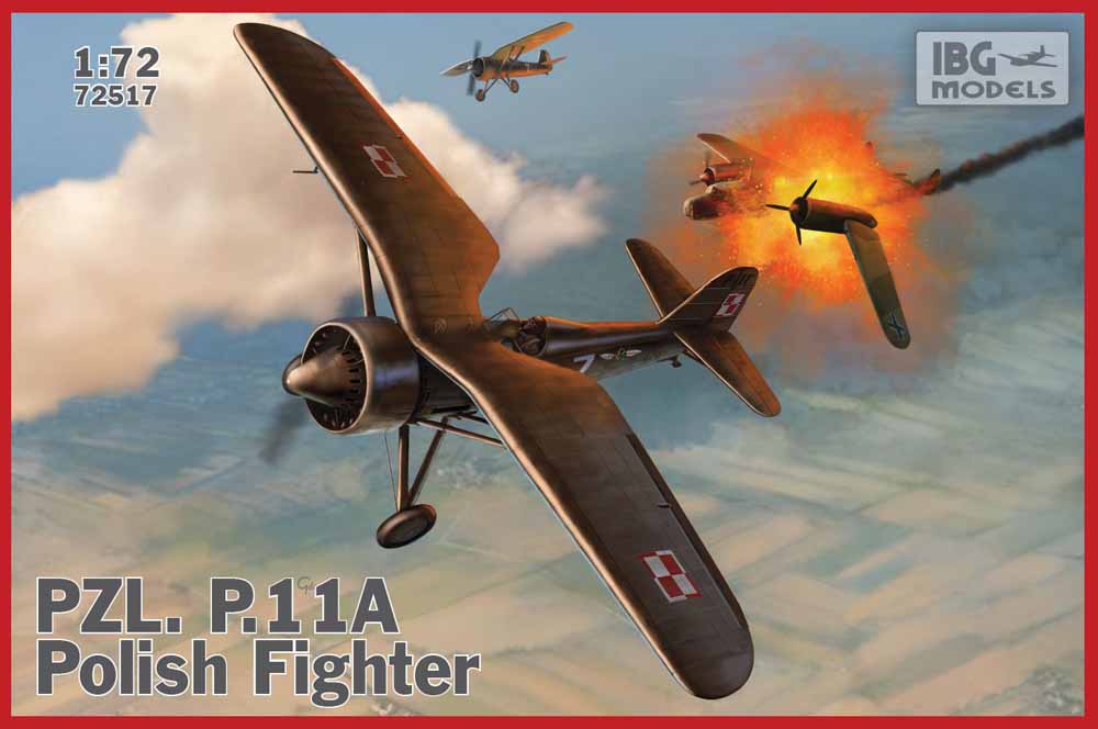 IBG Models 72517 PZL P.11a 1:72 Aircraft Model Kit