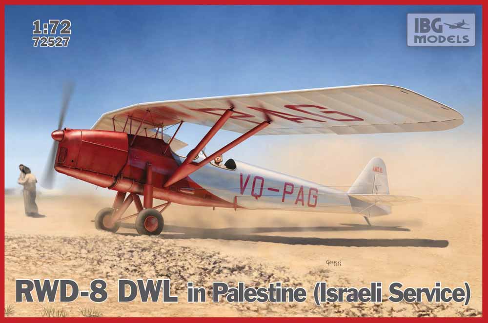 IBG Models 72527 RWD-8 DWL in Palestine Israeli Service 1:72 Aircraft Model Kit