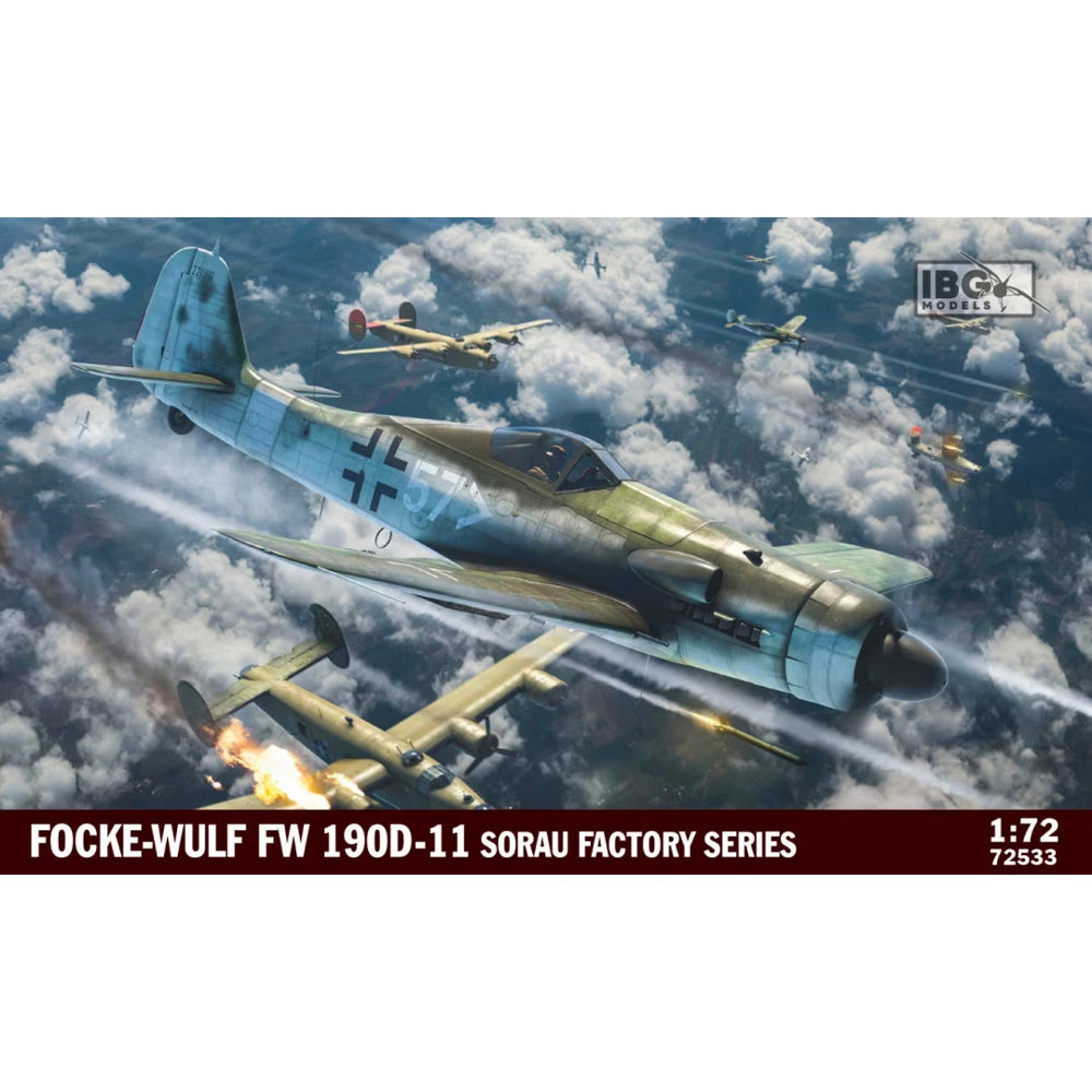 IBG 72533 Focke-Wulf FW 190D-11 Sorau Factory Series 1:72 Model Kit
