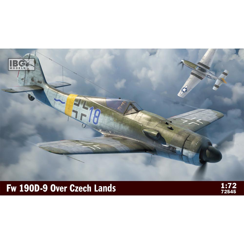 IBG Models 72545 FW 190D-9 Over Czech Lands 1:72 Plane Plastic Model Kit