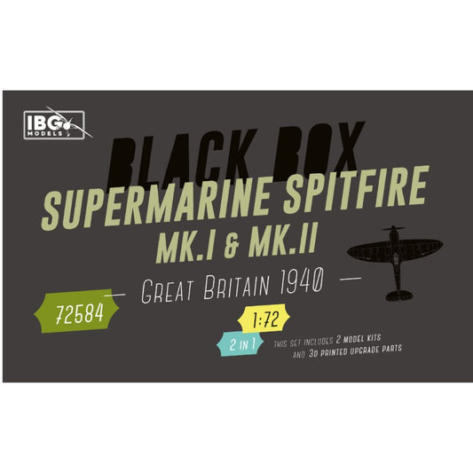 IBG 72584 Supermarine Spitfire Mk.I Mk.II Great Britain 1940 2in1 1:72 Model Kit