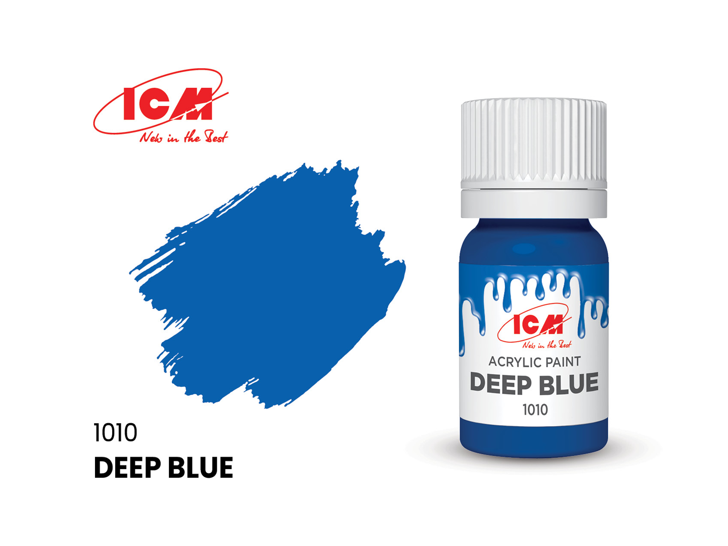 ICM 1010 Deep Blue 12ml Acrylic Paint