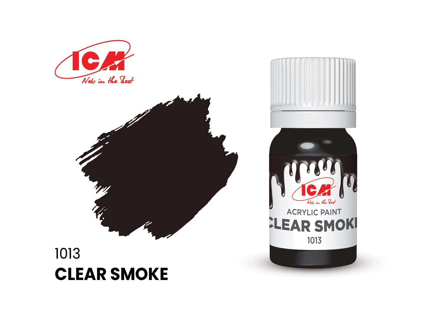 ICM 1013 Clear Smoke 12ml Acrylic Paint
