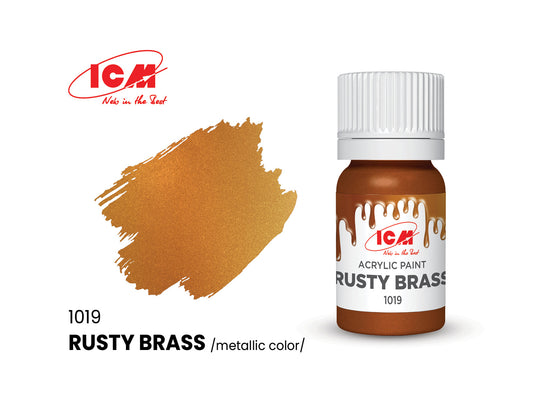 ICM 1019 Rusty Brass 12ml Acrylic Paint