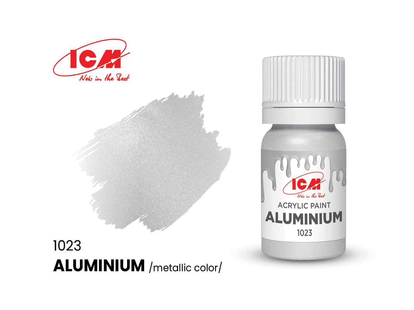 ICM 1023 Aluminium 12ml Acrylic Paint