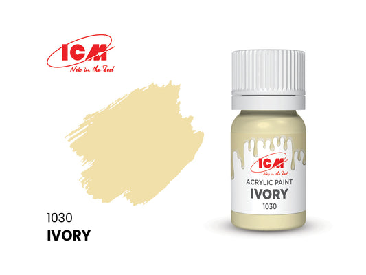ICM 1030 Ivory 12ml Acrylic Paint