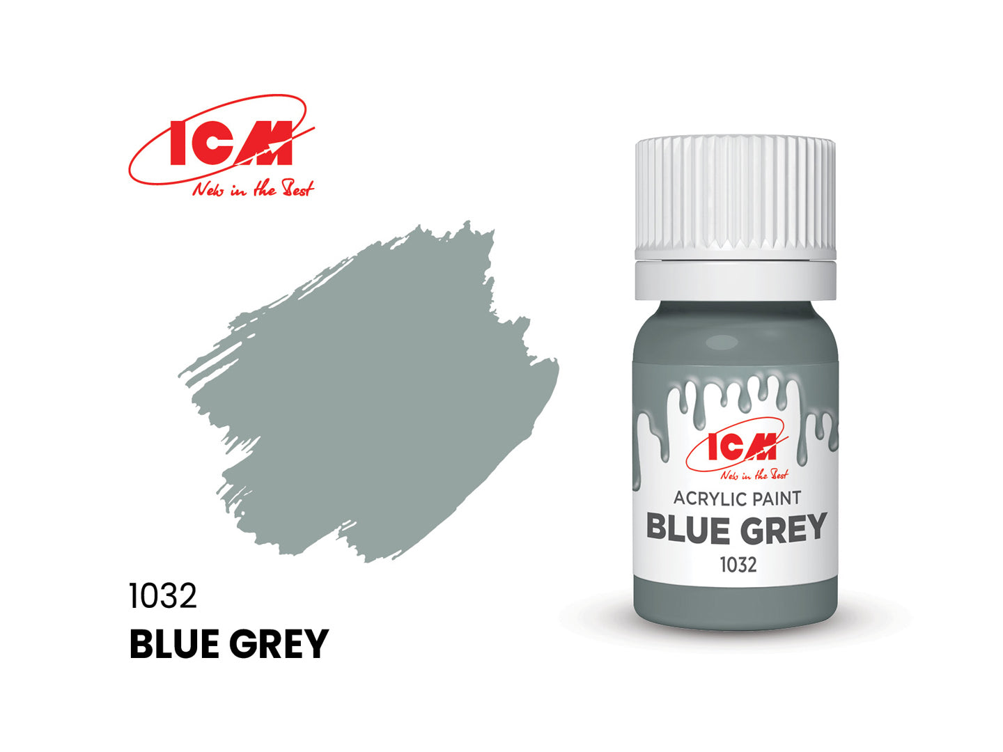 ICM 1032 Blue Grey 12ml Acrylic Paint