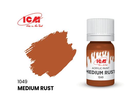 ICM 1049 Medium Rust 12ml Acrylic Paint
