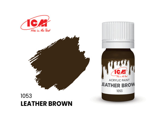 ICM 1053 Leather Brown 12ml Acrylic Paint