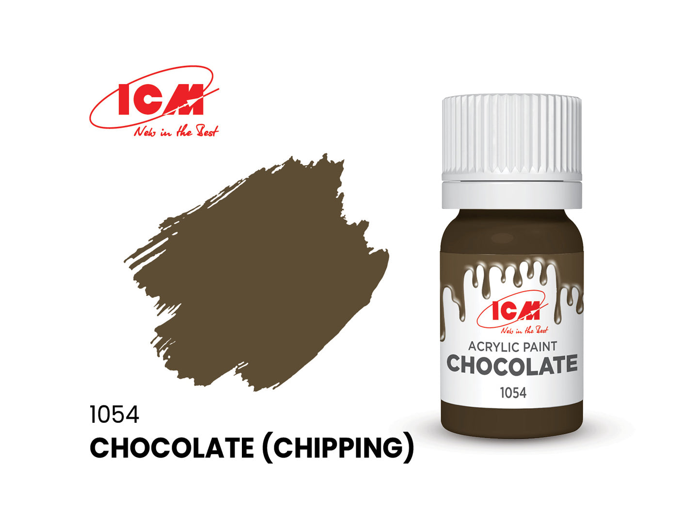 ICM 1054 Chocolate (Chipping) 12ml Acrylic Paint