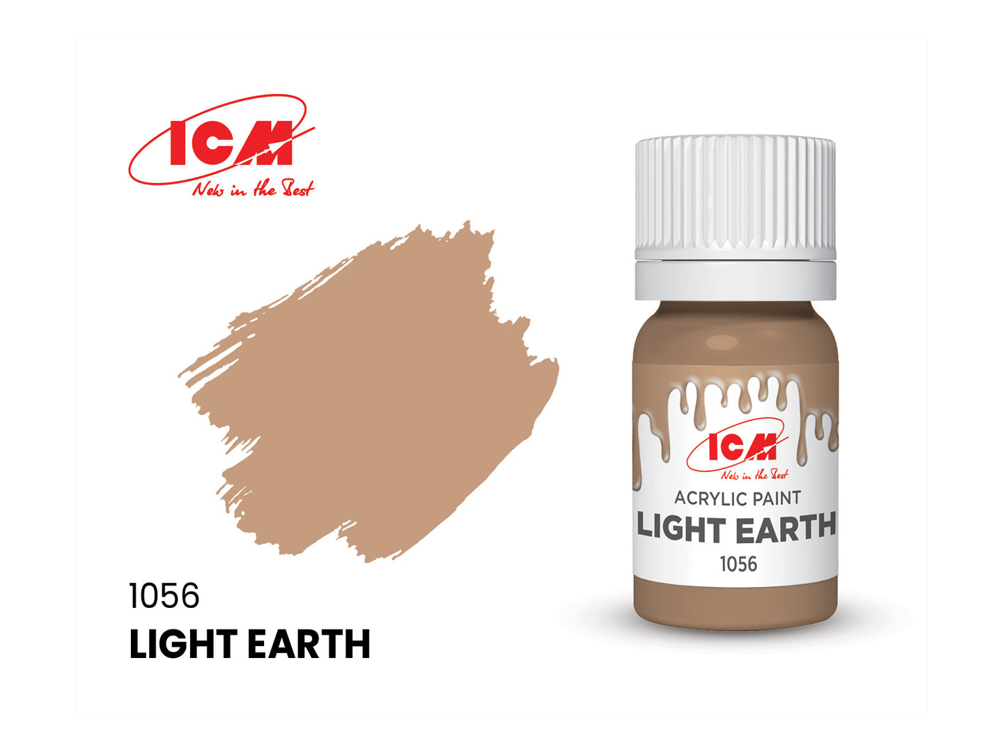 ICM 1056 Light Earth 12ml Acrylic Paint