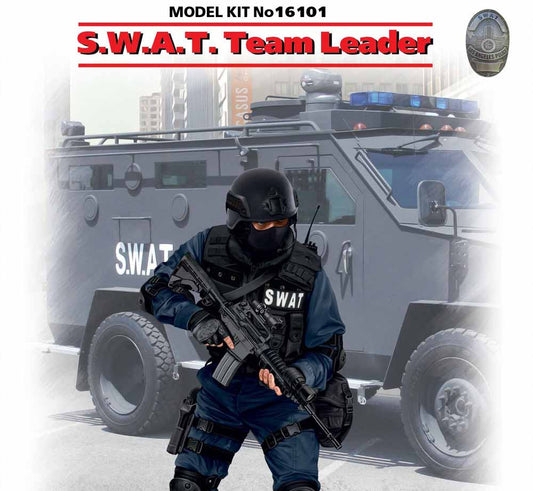 ICM 16101 S.W.A.T. Team Leader 1:16 Figure Model Kit