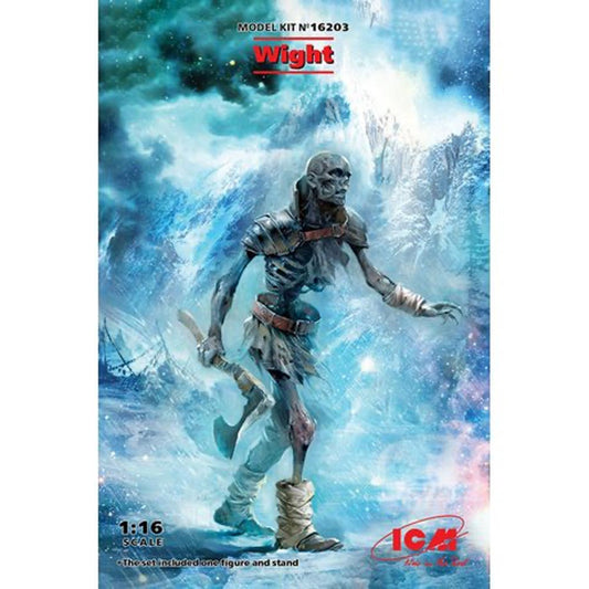 ICM 16203 Wight - Game of Thrones White Walker 1:16 Figure Model Kit